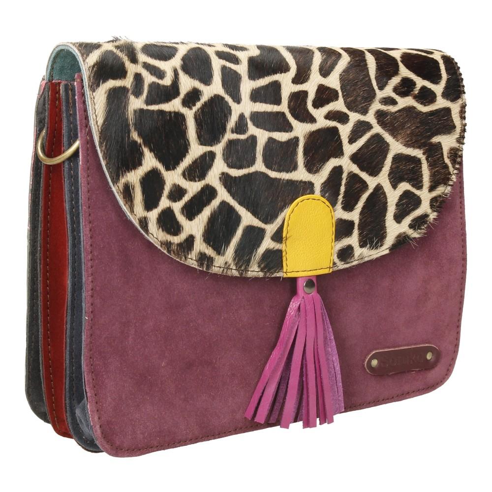 Bolso Bandolera De Piel Olivia Soruka