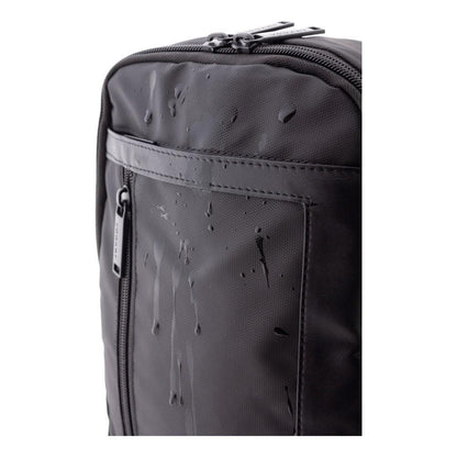 Bolso Cruzado Vogart de Nylon Resinado con RFID - Dark