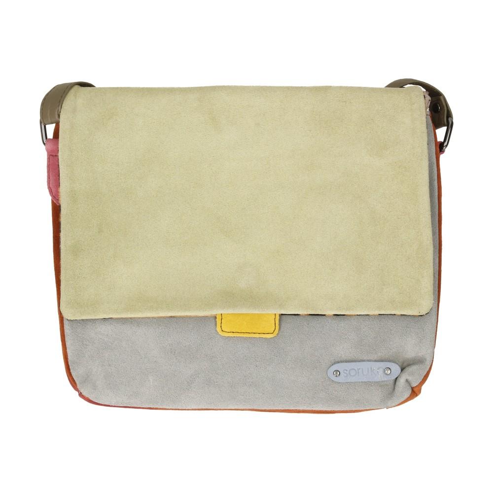 Bolso Bandolera De Piel Ingrid Reversible Soruka