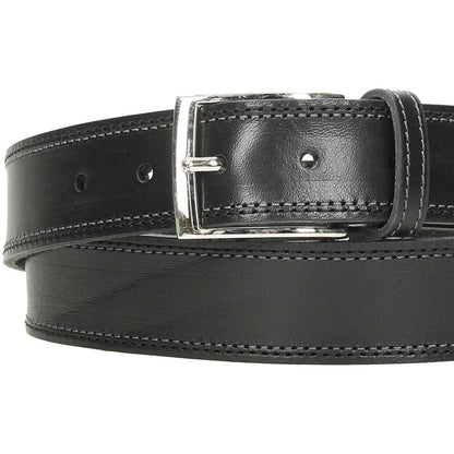 Cinturón De Piel Dos Costuras GS