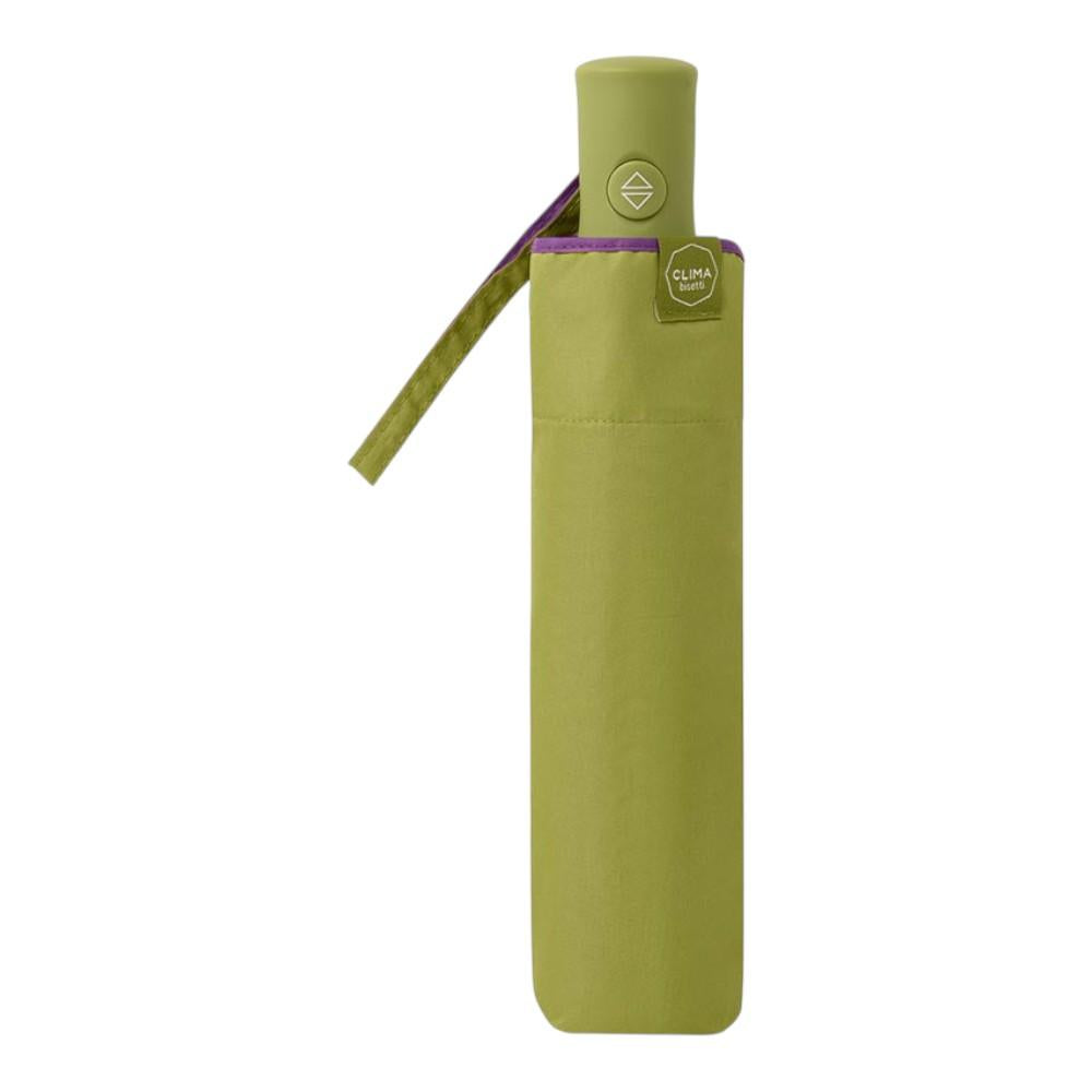 Paraguas Plegable Automático Mujer Bisetti ColorParty Verde Suave