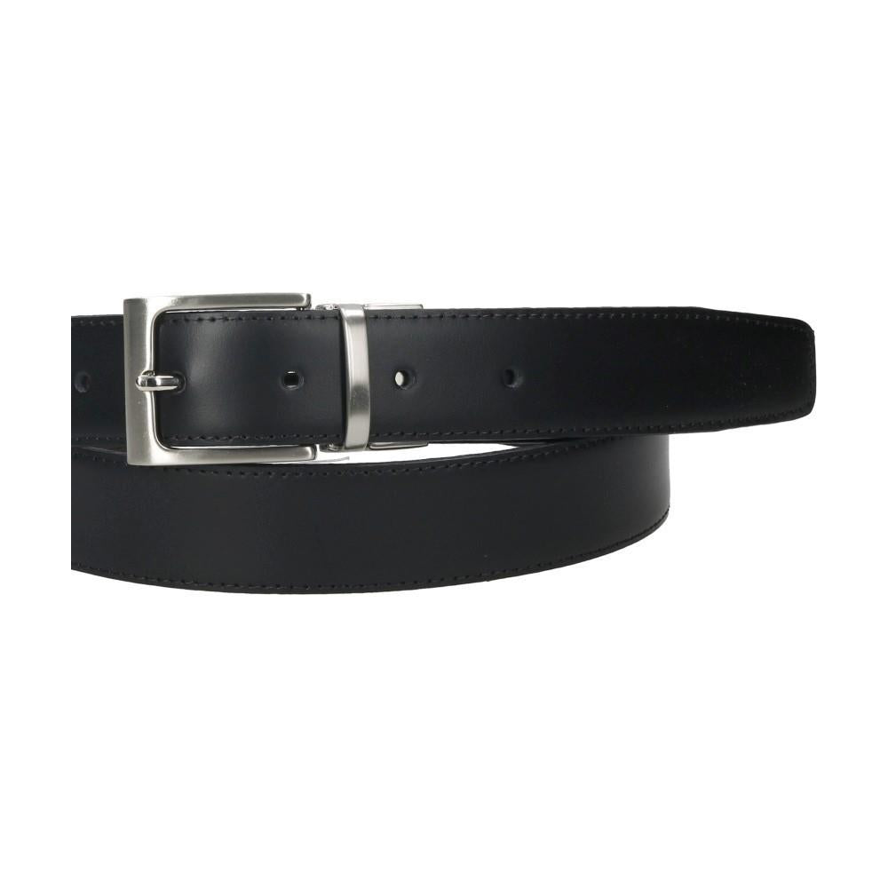 Cinturón Reversible de Piel Negro y Marrón Fabricado en España