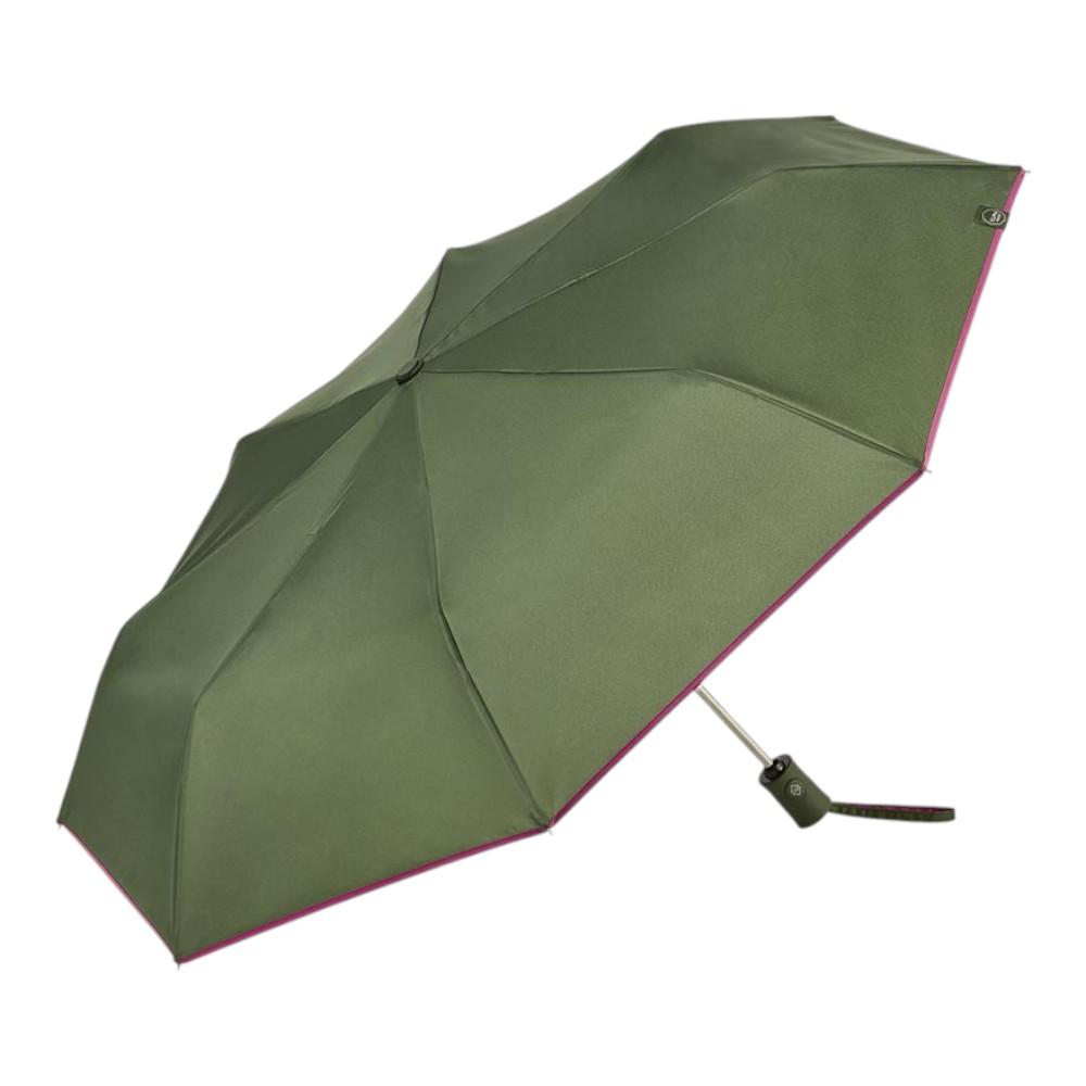 Paraguas Plegable Automático Mujer Bisetti ColorParty Verde Botella