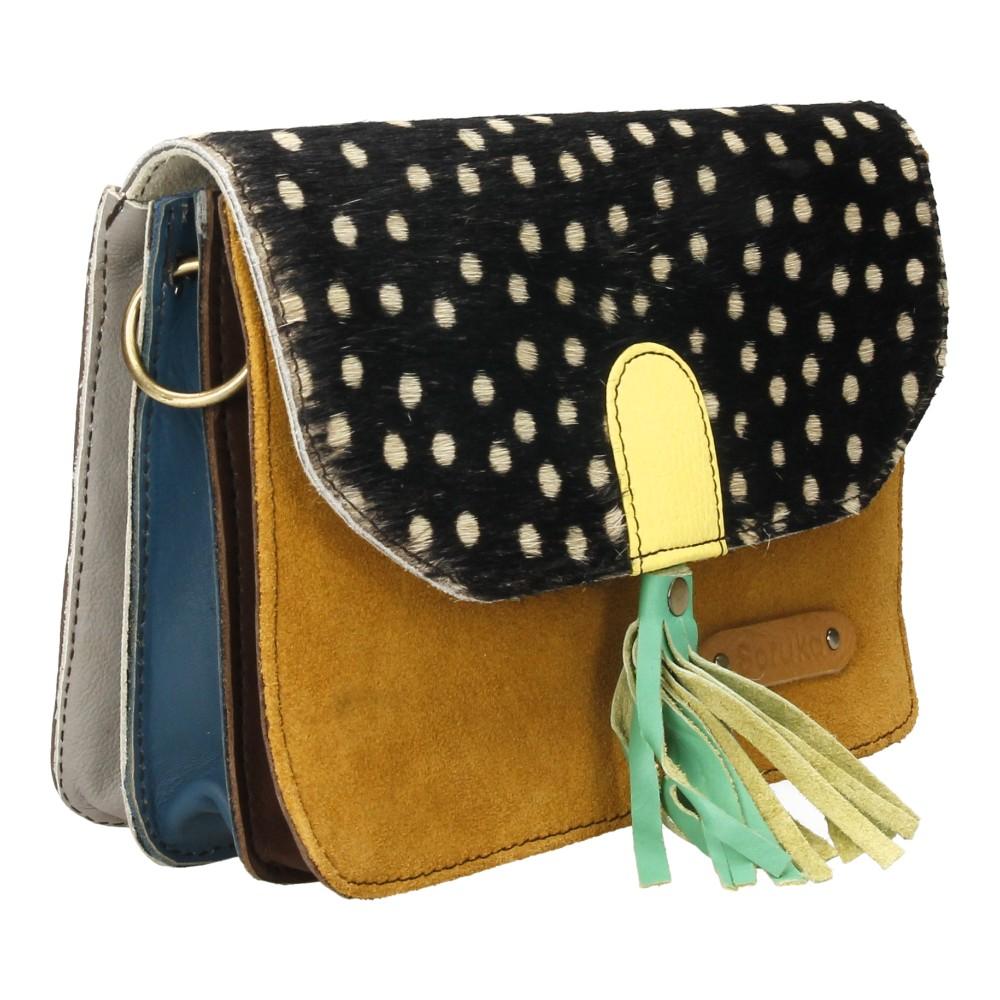 Bolso Bandolera De Piel Claire Soruka