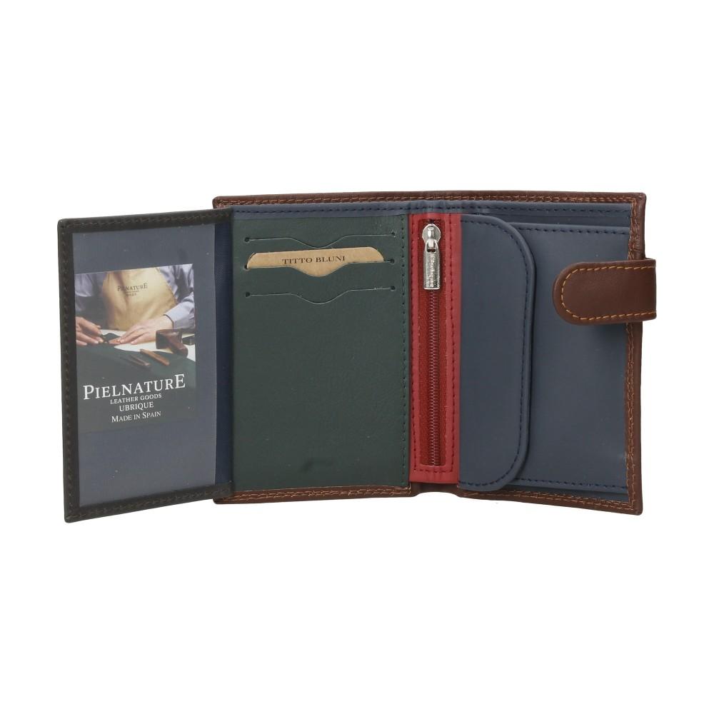 Luisipo Cartera Casual De Piel Para Hombre Titto Bluni