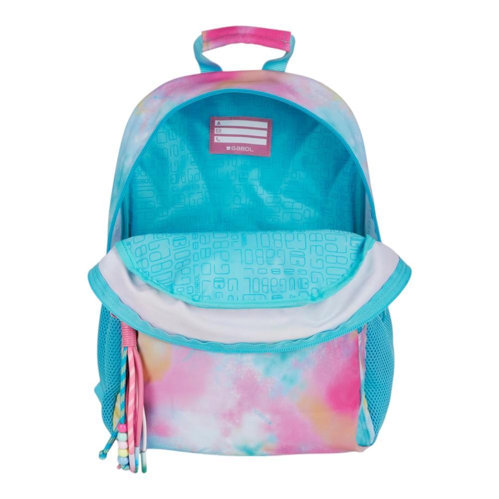 Mochila Escolar Gabol Mystic Azul Claro para Niña 1º y 2º Primaria