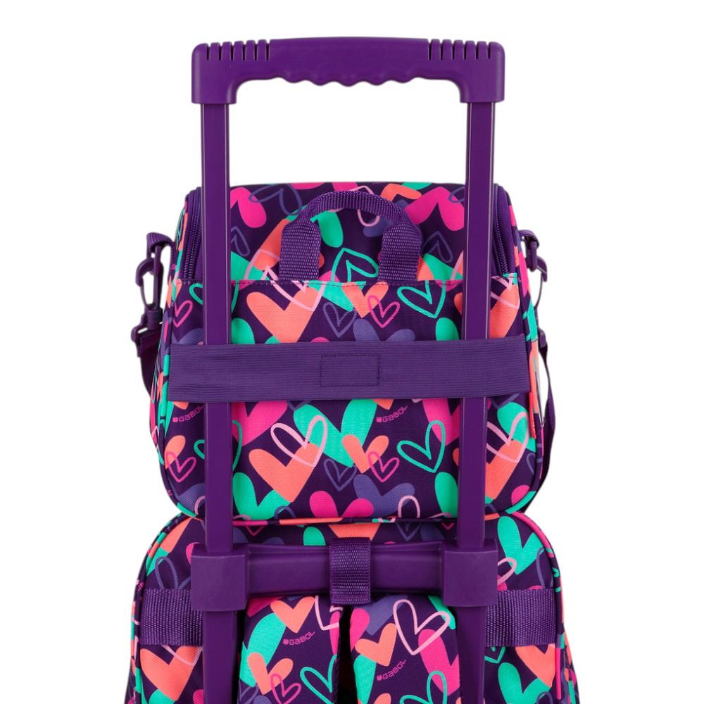 Nevera Térmica Escolar Gabol Kokoro Fucsia para Niña