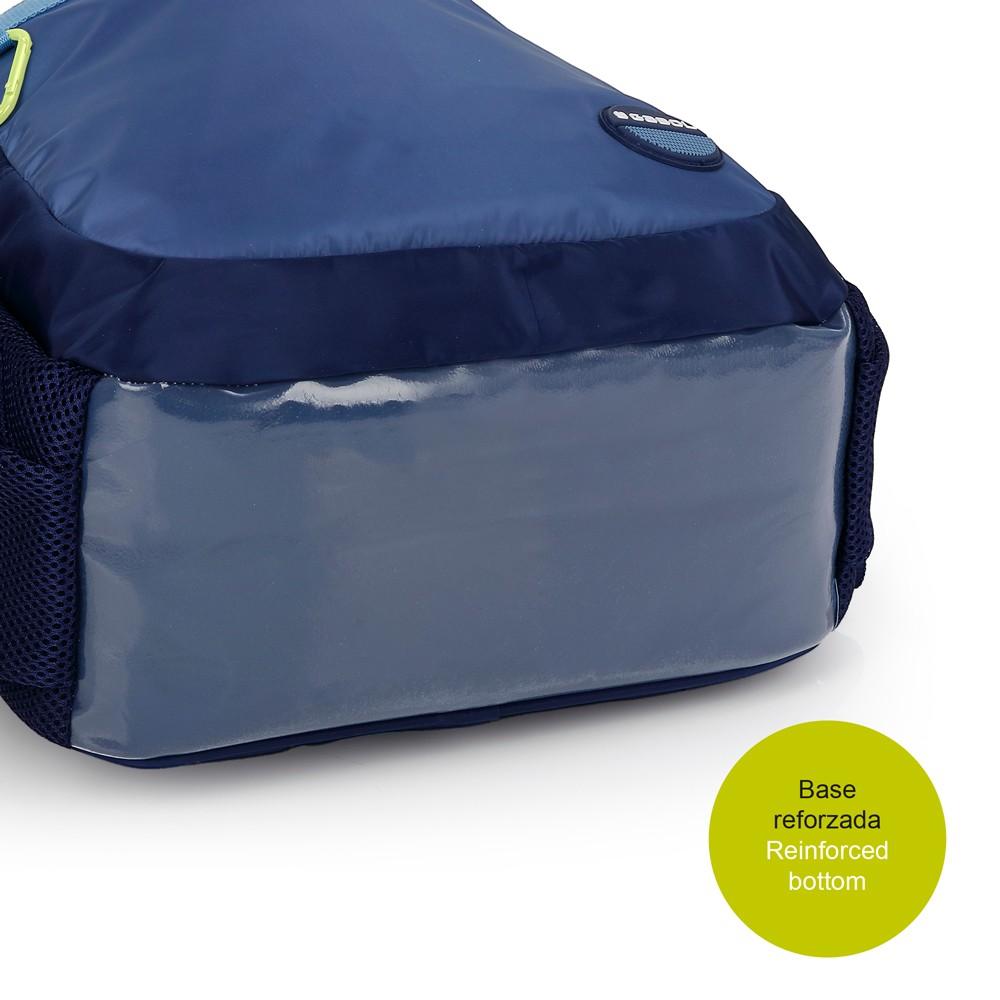Mochila Escolar Gabol Whisper Azul Marino Adaptable a Carro