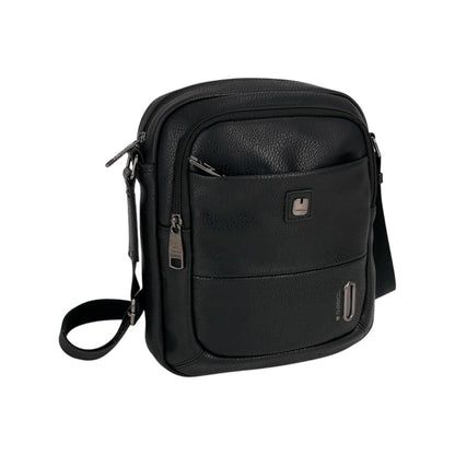 Bolso Bandolera Hombre Gabol Snap Negro - Capacidad 4L