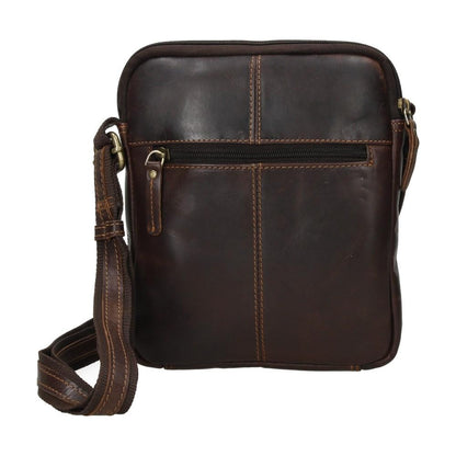 Cartera Mini De Piel Hombre Cantos Rojos