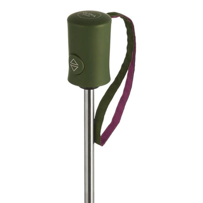 Paraguas Plegable Automático Mujer Bisetti ColorParty Verde Botella