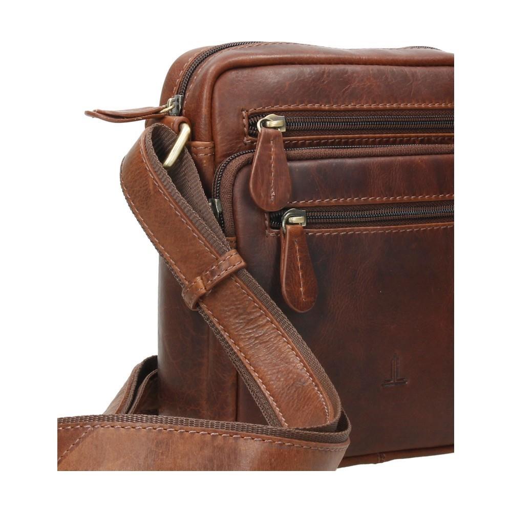 Bolso De Hombre De Piel Engrasada J.L - 3