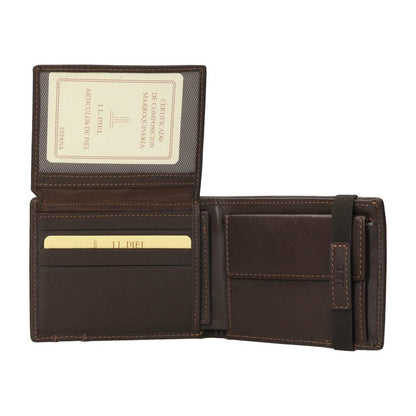 Cartera De Piel Con Goma J.L