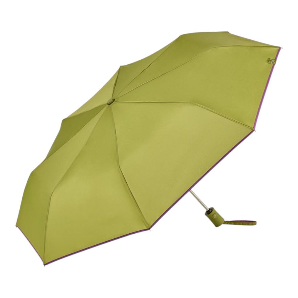 Paraguas Plegable Automático Mujer Bisetti ColorParty Verde Suave