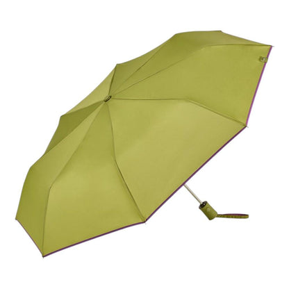 Paraguas Plegable Automático Mujer Bisetti ColorParty Verde Suave