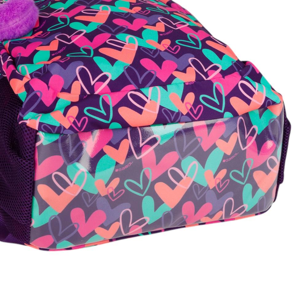 Mochila Escolar Gabol Kokoro Adaptable a Carro 2 Compartimentos