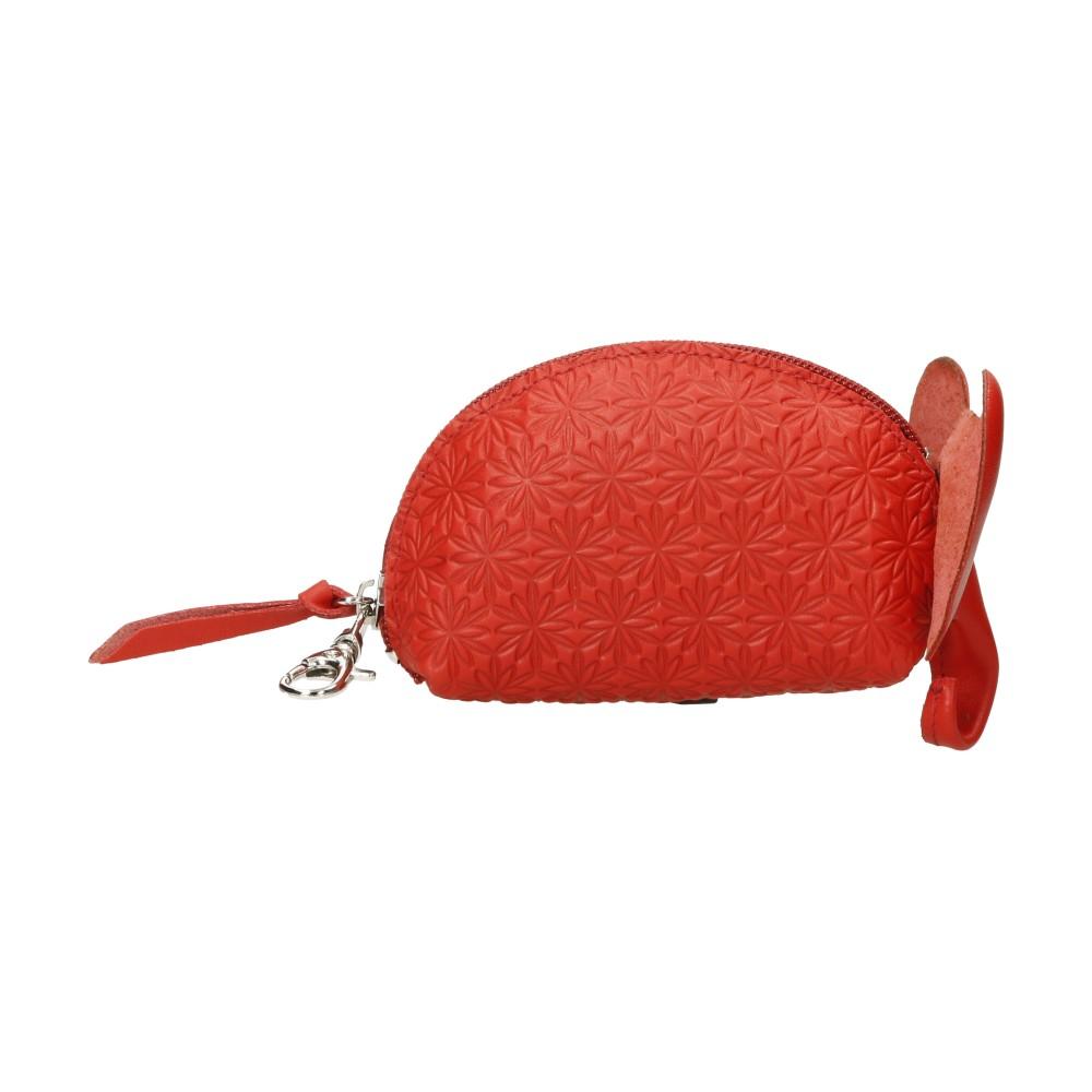 Monedero de Piel Elefante Mujer Rojo