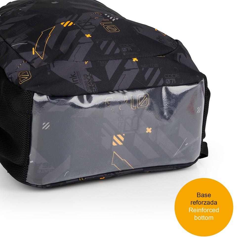 Mochila Escolar Gabol Byte Adaptable a Carro 2 Compartimentos