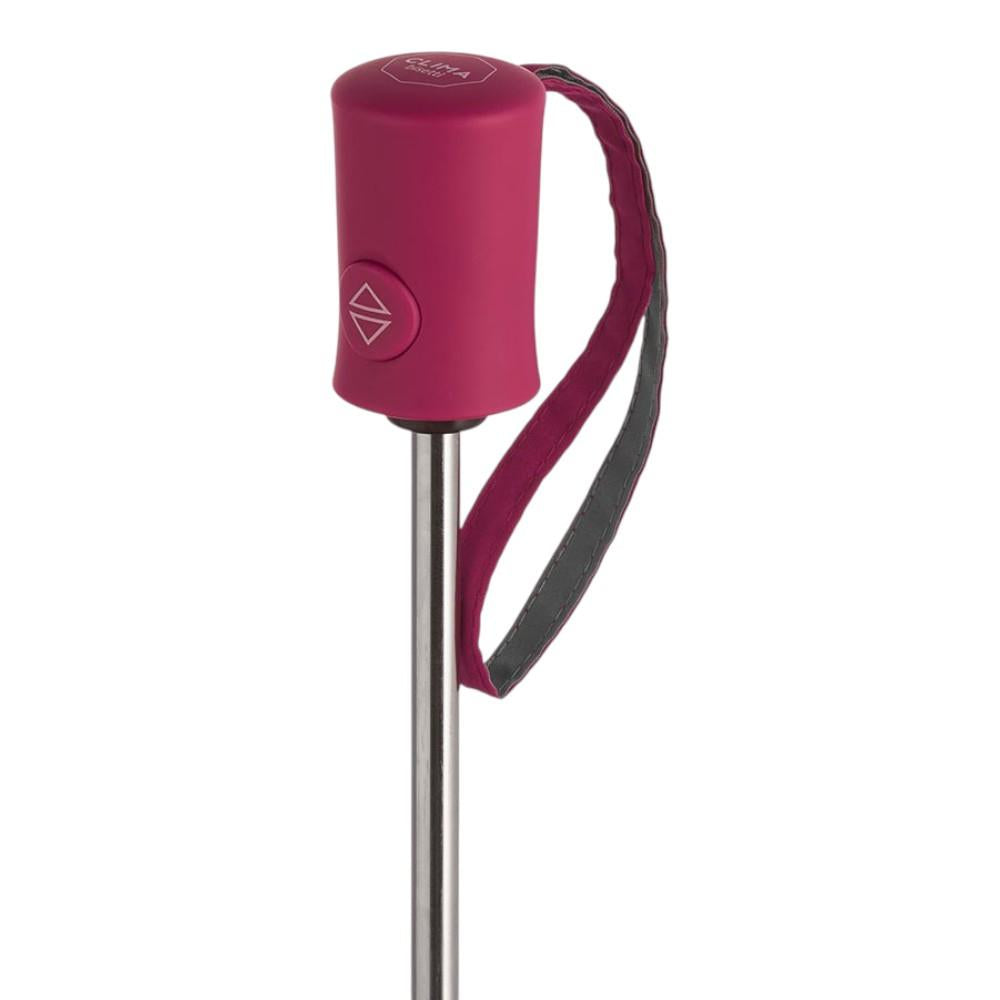 Paraguas Plegable Automático Mujer Bisetti ColorParty Granate