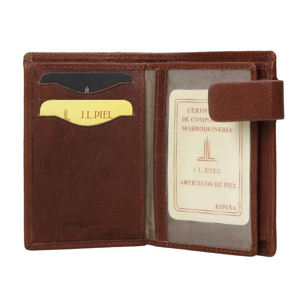 Cartera De Piel "Lavada-T" J.L Piel
