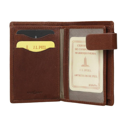 Cartera De Piel "Lavada-T" J.L Piel