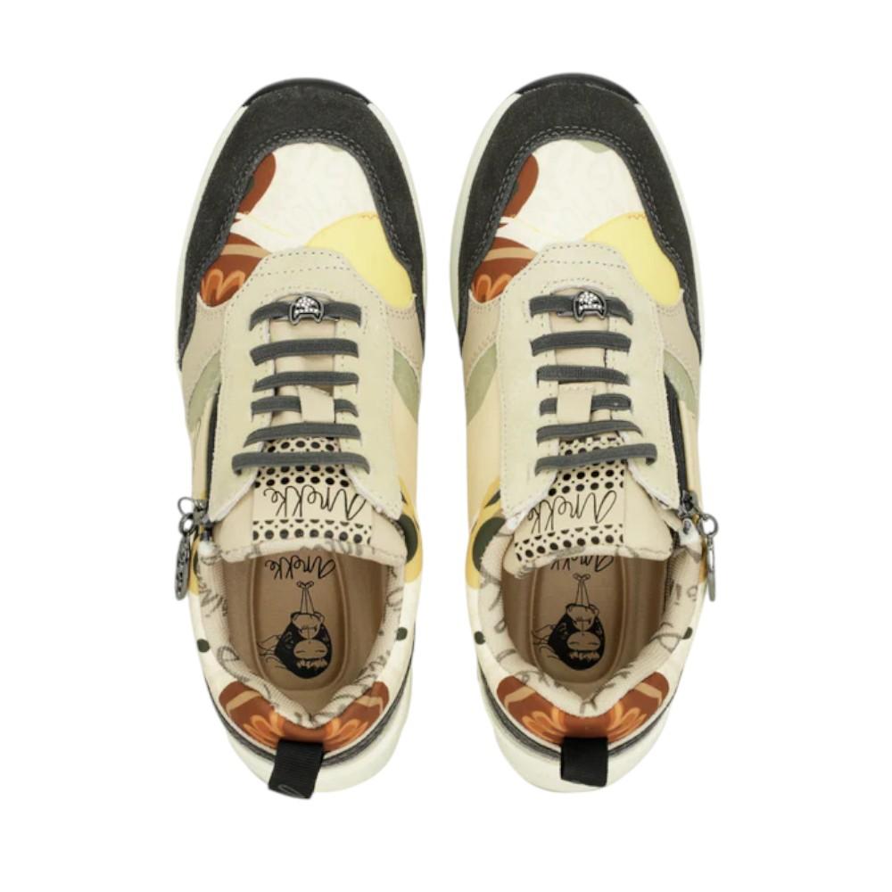Deportivas Multicolor Con Cuña Anekke