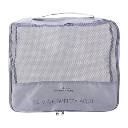 Set 6 Organizadores Maleta Gris Viaje