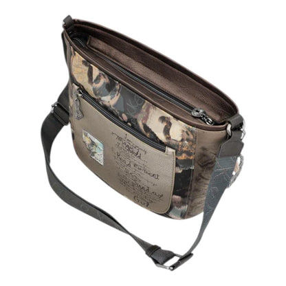 Bolso Bandolera Original 3 Compartimentos"Anekke"
