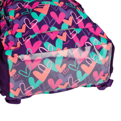 Mochila Escolar Gabol Kokoro Corazones 3 Compartimentos