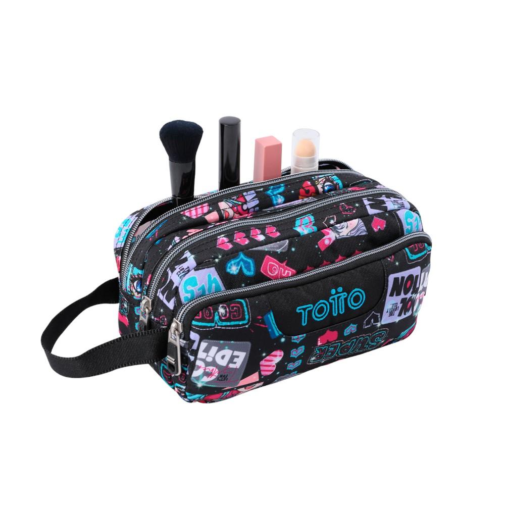 Estuche Escolar Tres Compartimentos Ferri Totto Totto