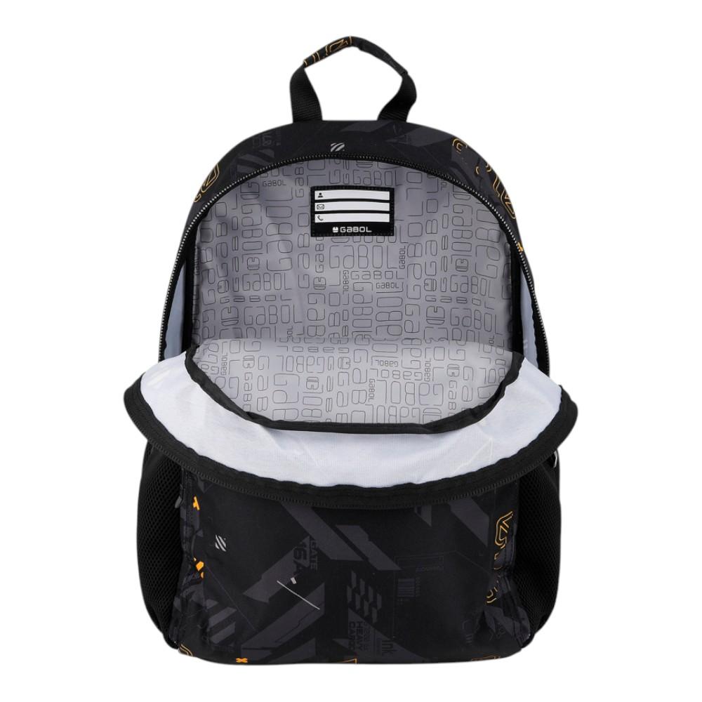 Mochila Escolar Gabol Byte Negra para 1º y 2º de Primaria