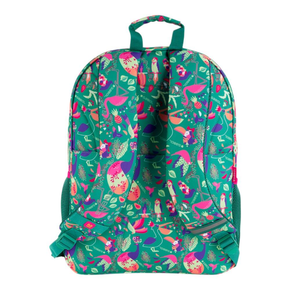Mochila Escolar Gabol Vida Adaptable a Carro 2 Compartimentos
