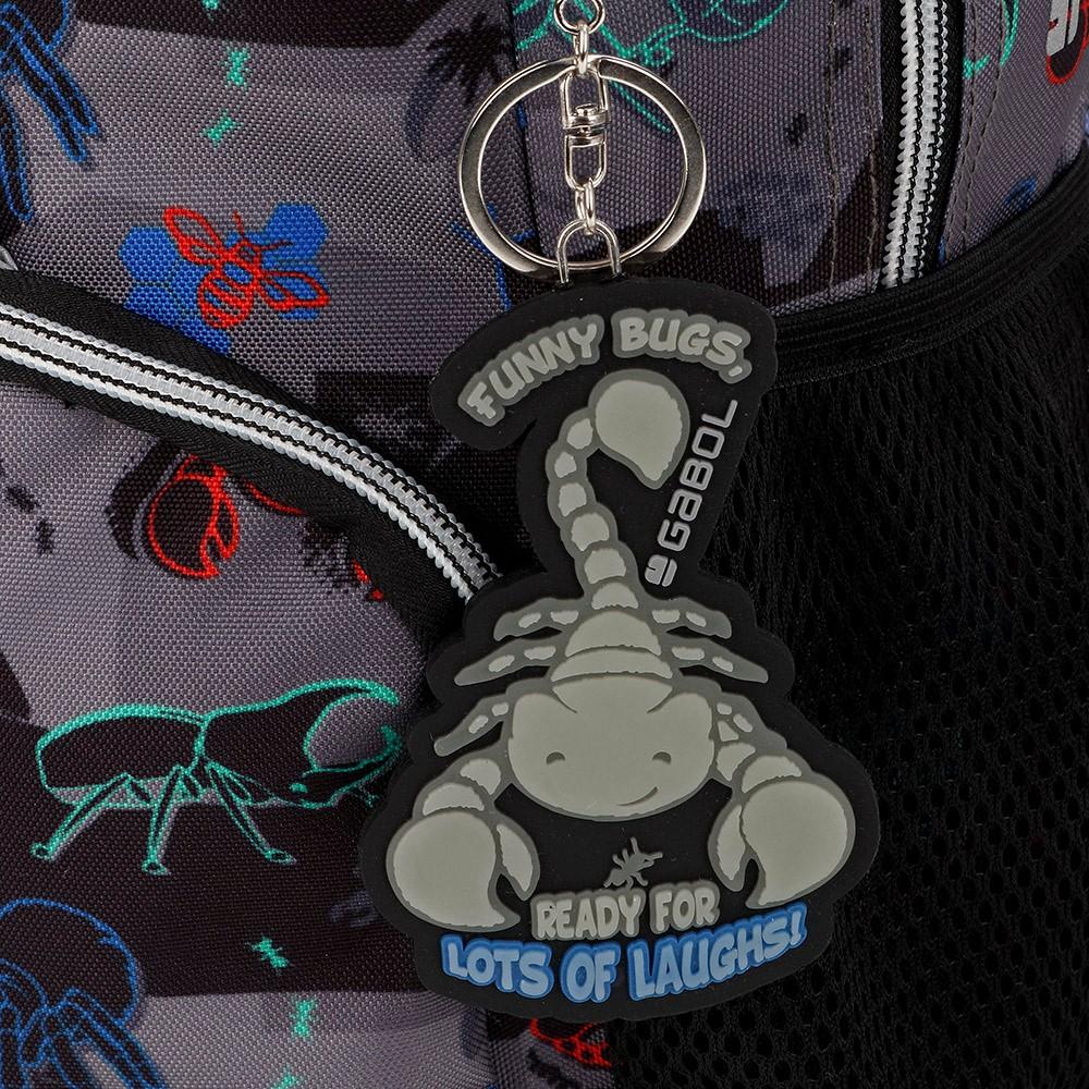 Mochila Escolar Gabol Bugs Adaptable a Carro 2 Compartimentos