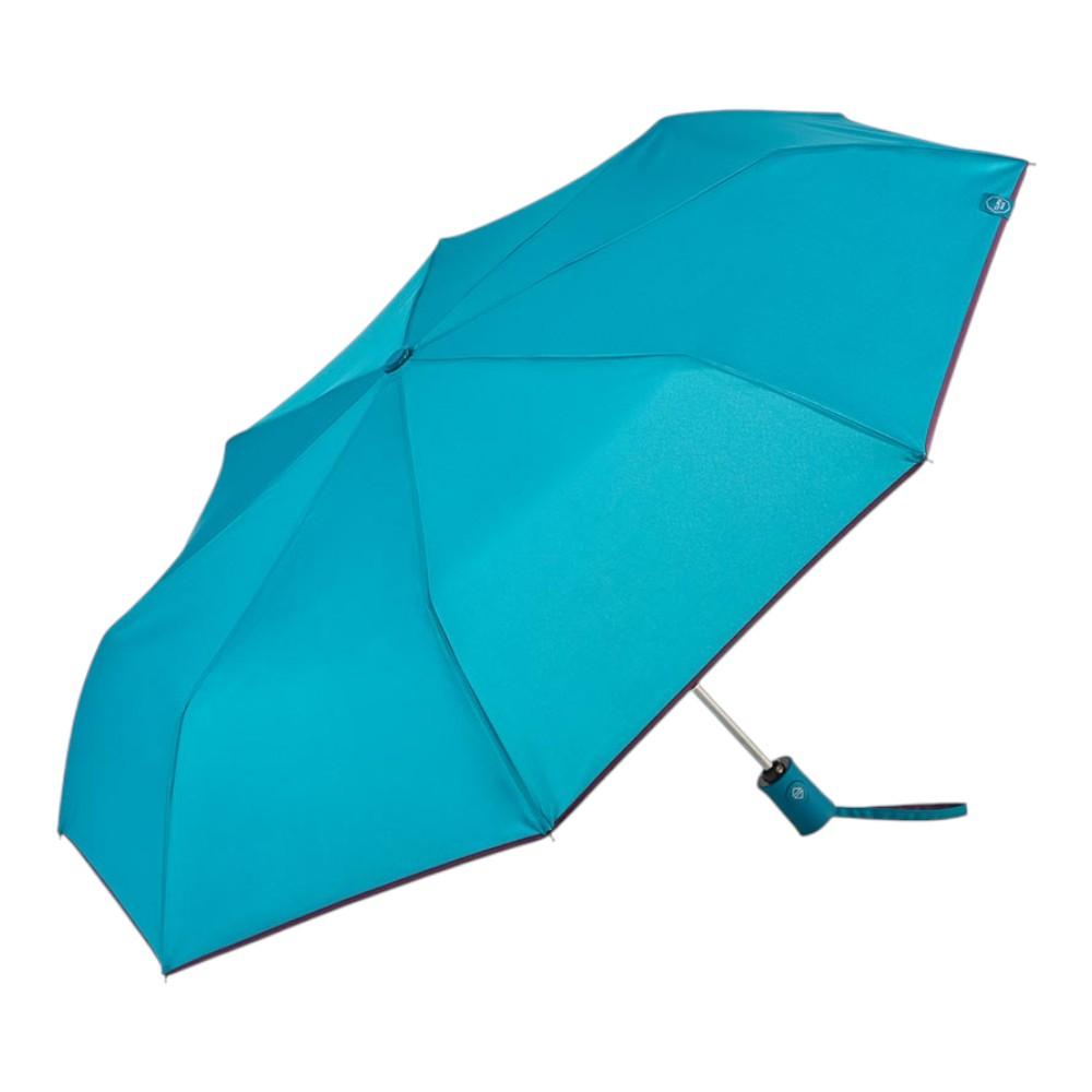 Paraguas Plegable Automático Mujer Bisetti ColorParty Azul Pitufo