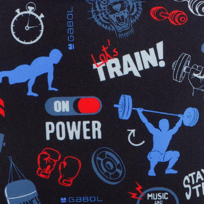 Estuche Triple Gabol Training Negro