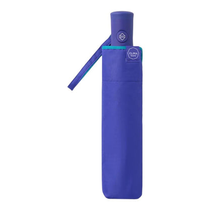 Paraguas Plegable Automático Mujer Bisetti ColorParty Azul Eléctrico