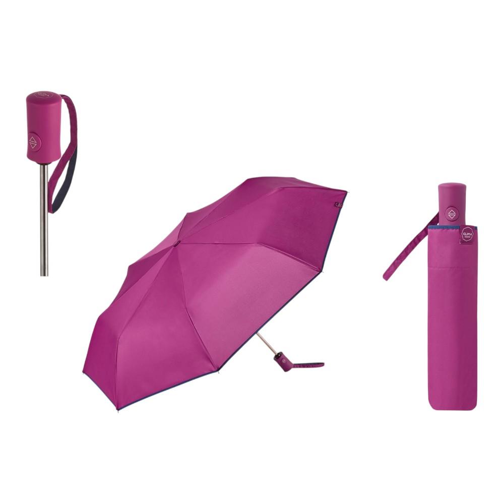 Paraguas Plegable Automático Mujer Bisetti ColorParty Rosa