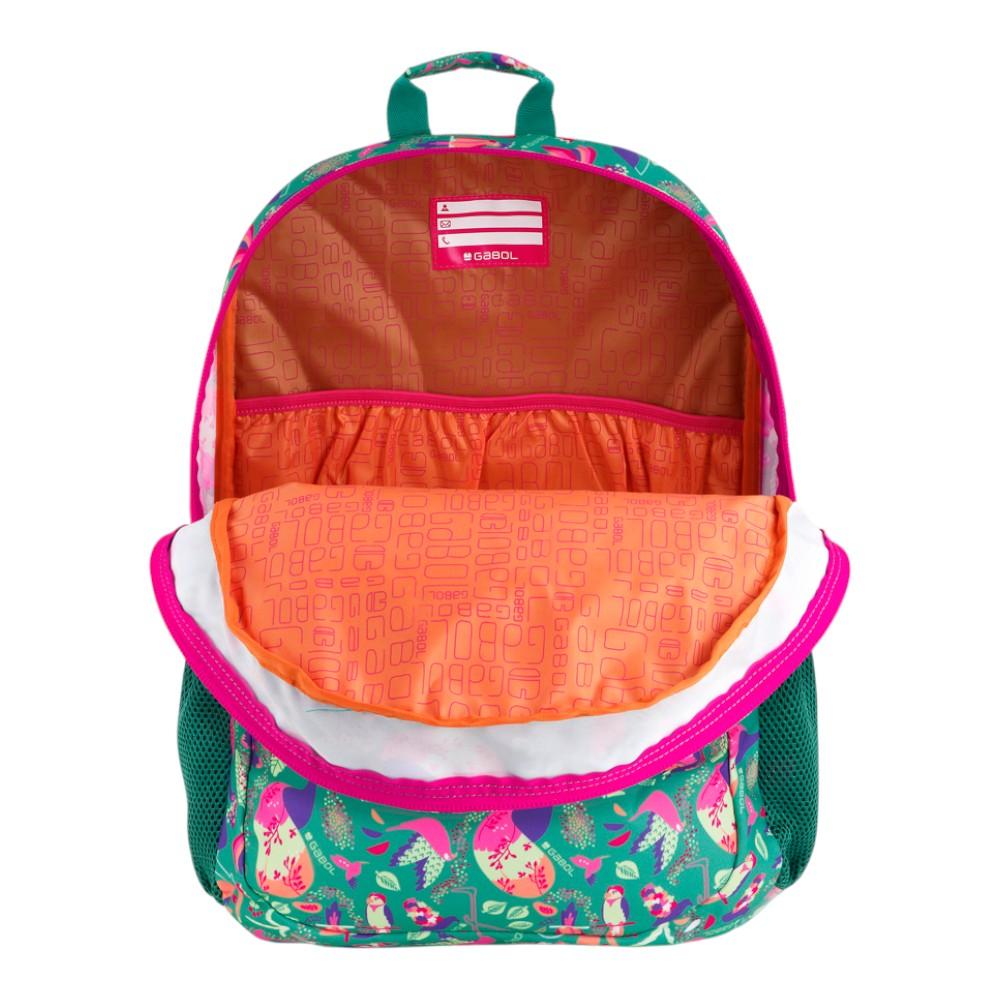 Mochila Escolar Gabol Vida Adaptable a Carro 2 Compartimentos
