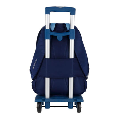 Mochila Escolar Gabol Whisper Azul Marino Adaptable a Carro