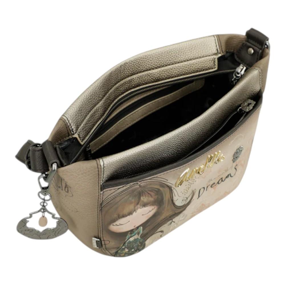 Bolso Bandolera Original 3 Compartimentos"Anekke"