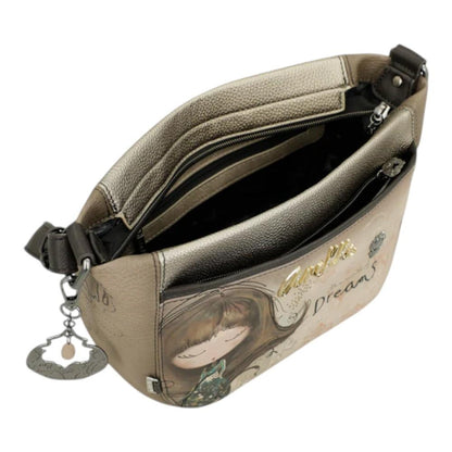 Bolso Bandolera Original 3 Compartimentos"Anekke"