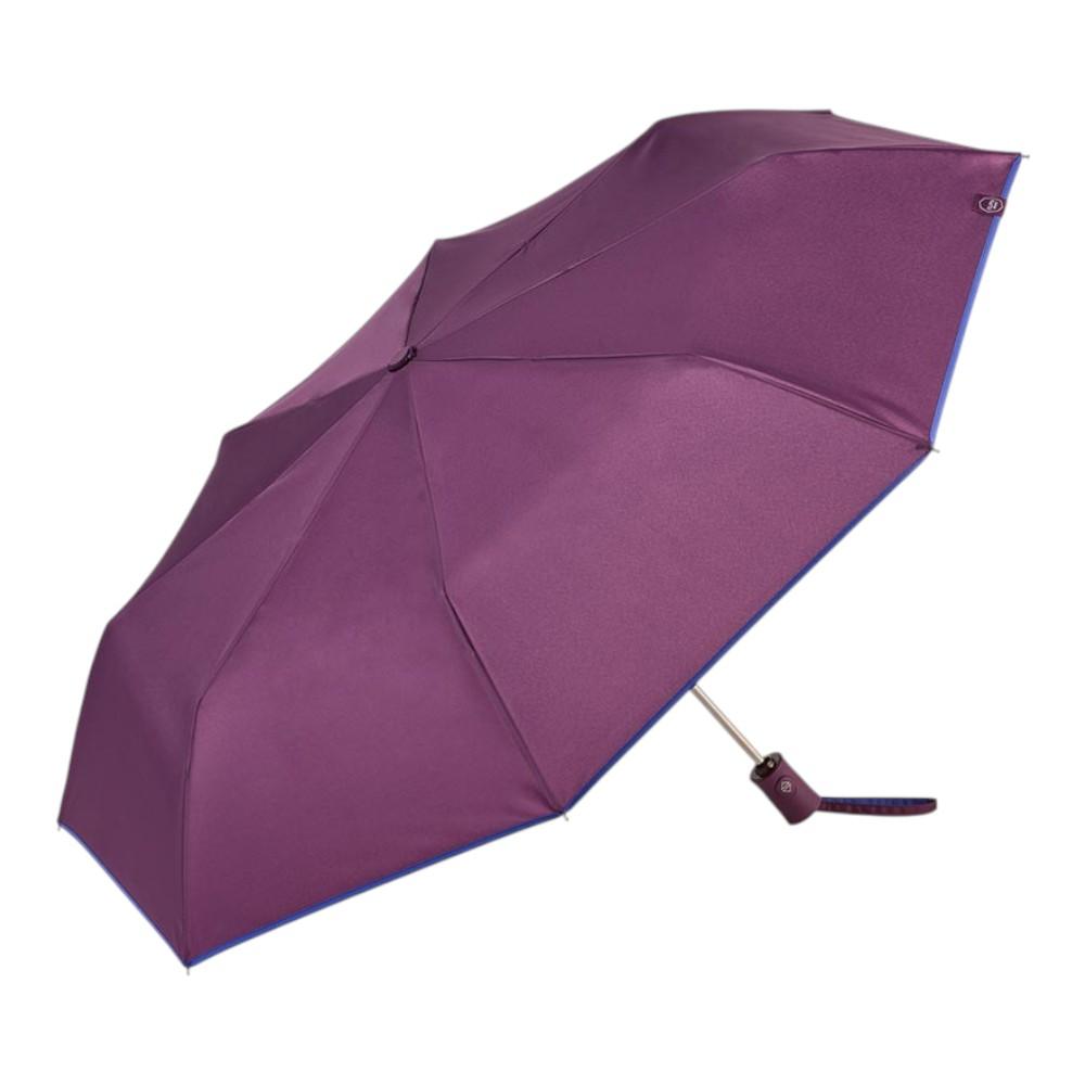 Paraguas Plegable Automático Mujer Bisetti ColorParty Berenjena
