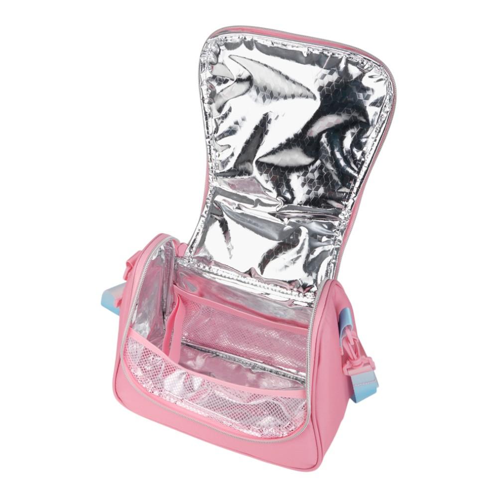Nevera Térmica Escolar Gabol Glam Rosa Palo para Niña