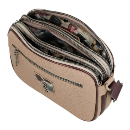 Bolso Bandolera Original 3 Compartimentos"Anekke"