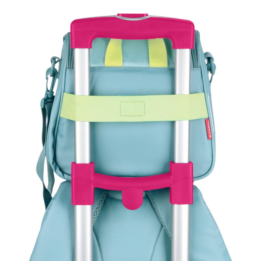 Nevera Térmica Escolar Gabol Whisper Verde Agua para Niña
