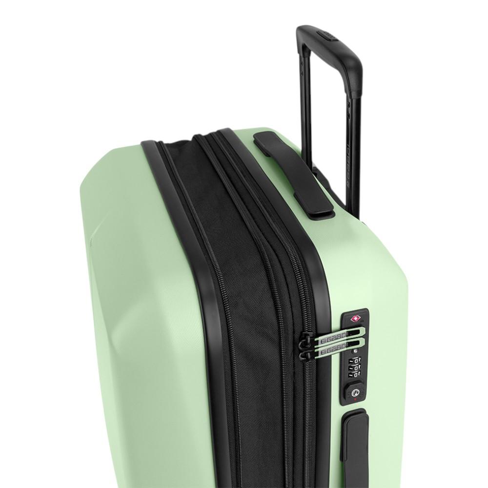 Maleta Mediana Gabol Pacific Verde Menta Expandible con TSA y 4 Ruedas Dobles