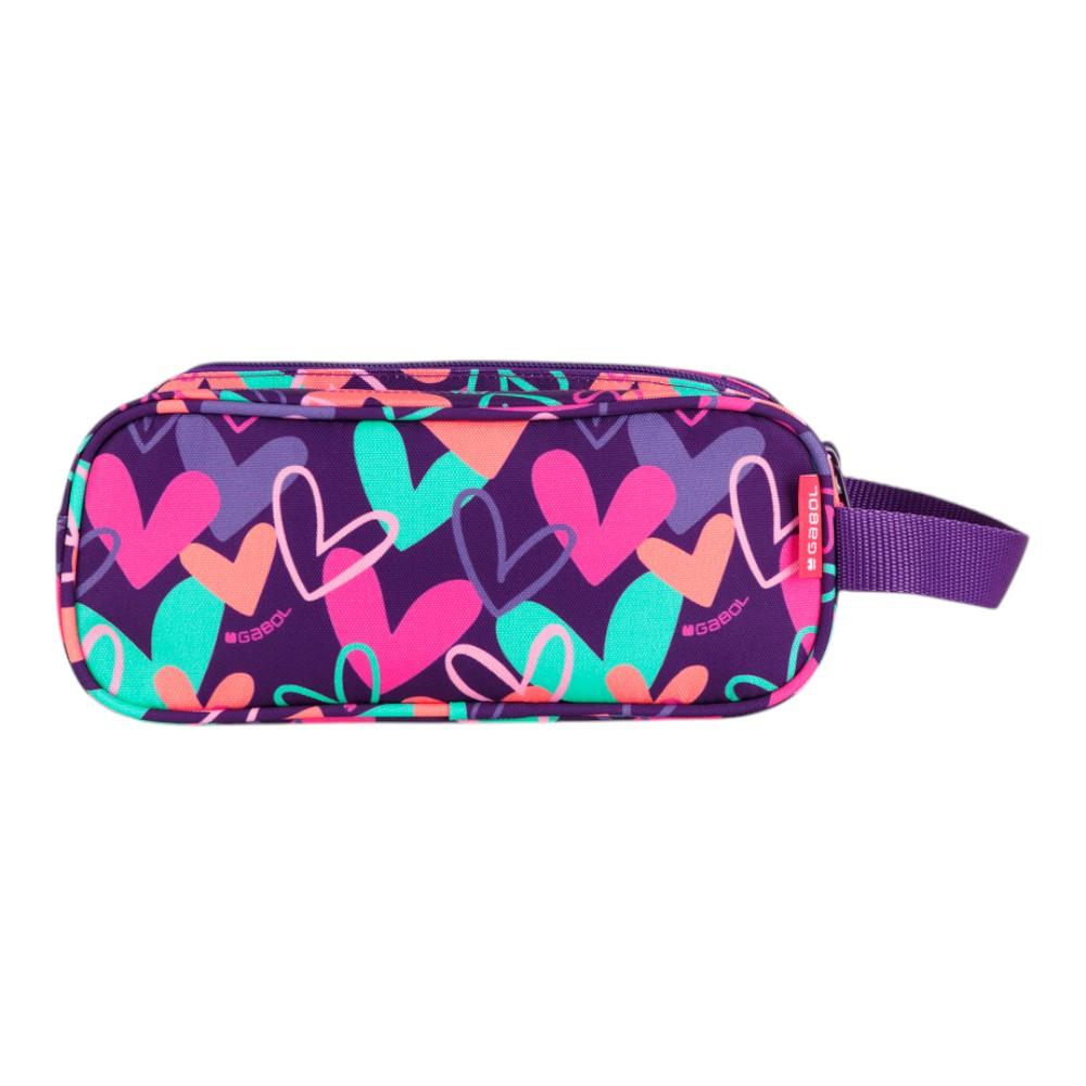 Estuche Triple Gabol Kokoro Fucsia
