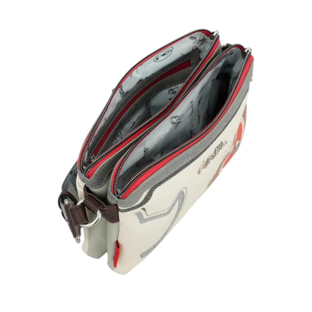 Bandolera doble compartimento Alma Anekke