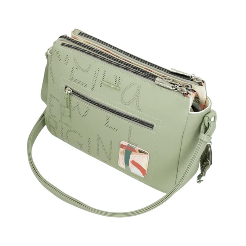 Bandolera con bolsillo frontal Alma Anekke