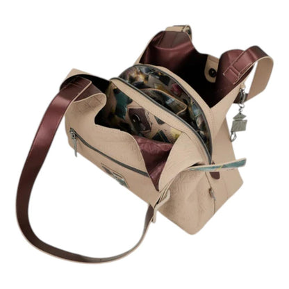 Bolso Bandolera Original 3 Compartimentos"Anekke"